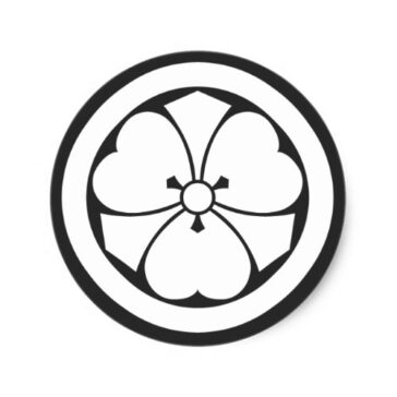 Family Crests Plants 家紋 シール・ステッカー