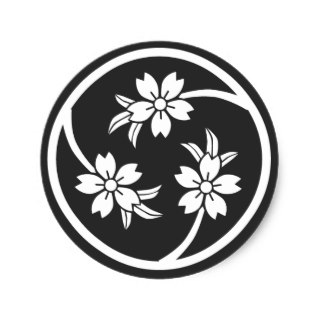 family crests cherry tree sticker penl