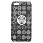 family crests flowers and plants black iphone c cover