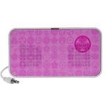 family crests flowers and plants pink mp speaker