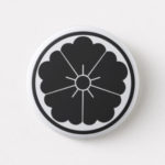family crests flowers button pin 家紋ピンバッジ