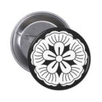 family crests flowers pinback button reeddefbcccfaji byvr
