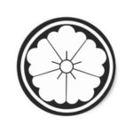 family crests flowers sticker penl