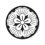 family crests flowers sticker penl