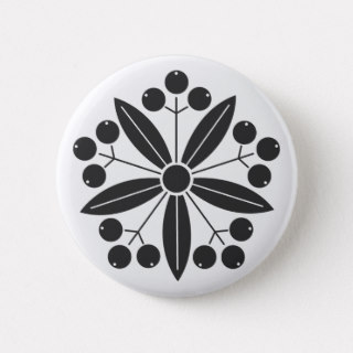 family crests plants button pen