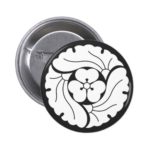 family crests plants pinback button rcfcfbbcefbccji byvr