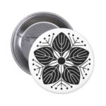 family crests plants pinback button rbefafaabdcfddji byvr