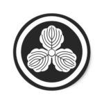 family crests plants round stickers rffebeadeea vwaf byvr