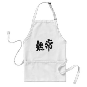kanji vanity adult apron 