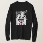 Samurai in Japanese katakana with illustration Tshirt