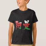 Oman with flag color in calligraphy Kanji オマーン 漢字 T-shirts