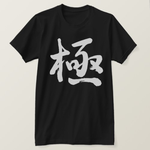overjoyed and extreme in kanji 極 T-Shirt 