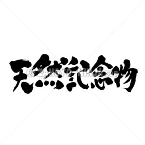 natural monument - Zangyo-Ninja